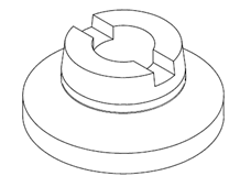 solid cemented carbide arbor mount